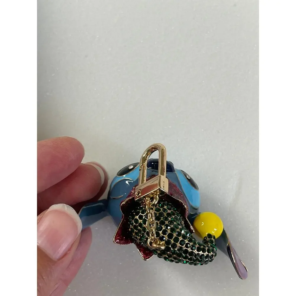 Disney BaubleBar Stitch BaubleBar Christmas Bag Charm Beaded Keychain Holiday